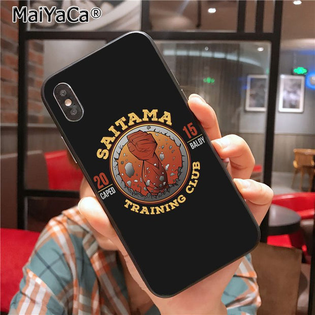 Maiyaca One Punch Man Saitama Classic Geometric Print Phone