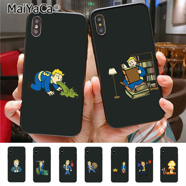 Maiyaca Pip Boy Fallout Hot Fashion Fun Dynamic Phone Case For Apple Iphone X 8 7 6 6s Plus 5 5s Se 5c Cass