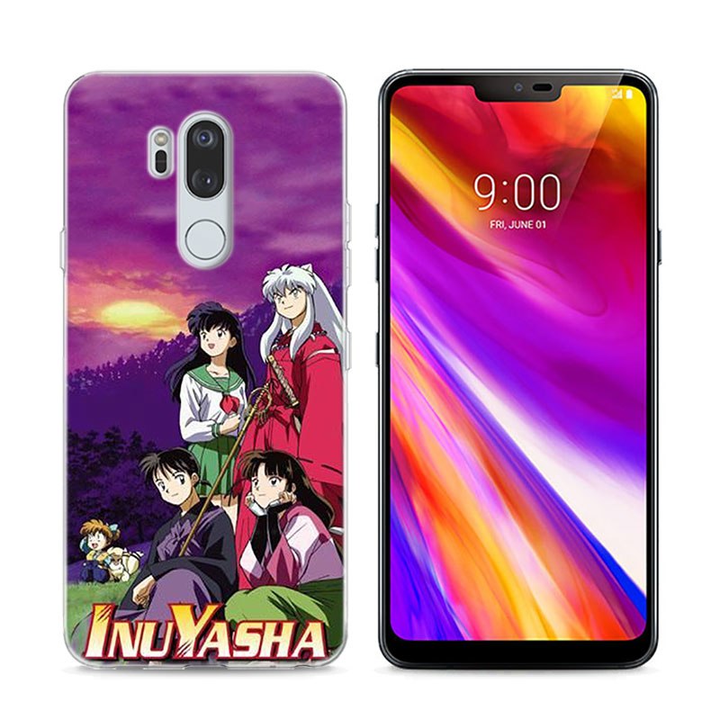 Transparent Soft Silicone Phone Case Inuyasha Japan Anime Kagome For Lg Q7 Q6 V40 V30 V20 G7 G6 G5 Thinq Mini Plus