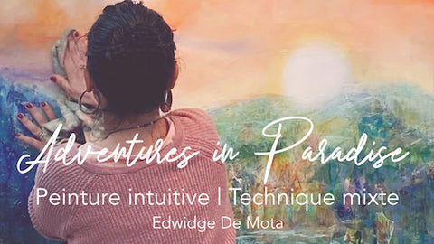 Peinture intuitive, edemota, edwidge de mota, cours en ligne