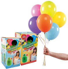 Regnbågen har nästan lika många färger som våra ballonger, men våra ballonger är förpackade i 10-pack - med 10 st ballonger i varje genomskinlig påse.