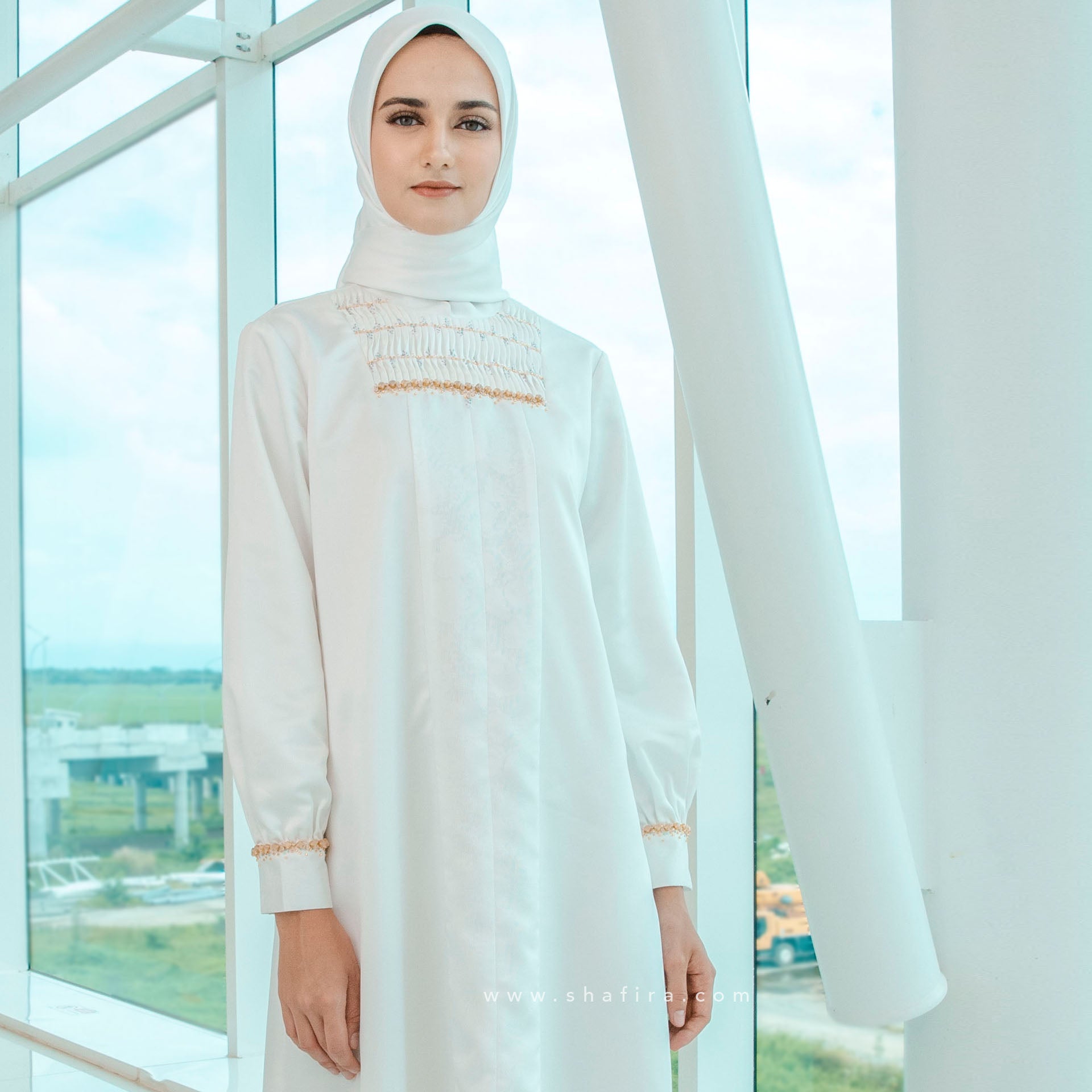 Simple Elegant Model Baju Gamis Terbaru 2019 Koleksi Rina