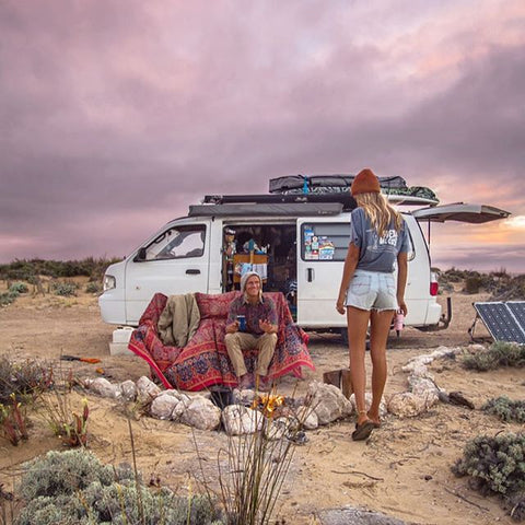 van life, sunset, vam life diaries, van life magazine, salty aura