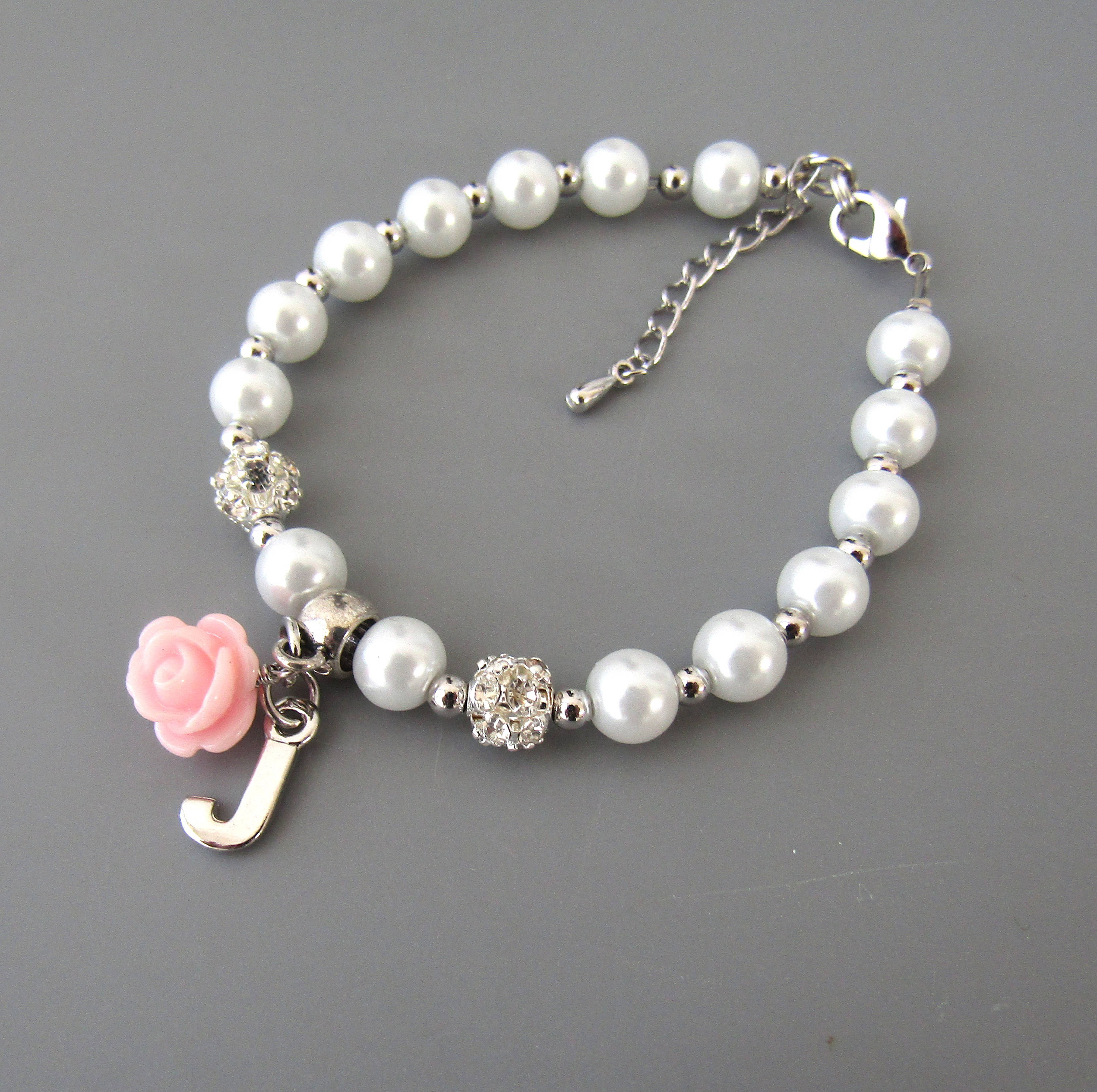 childrens flower girl bracelets