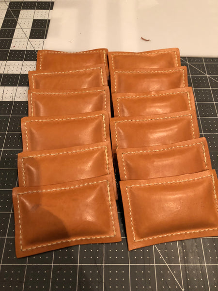 Back Side - Finished Leather Paper Weights