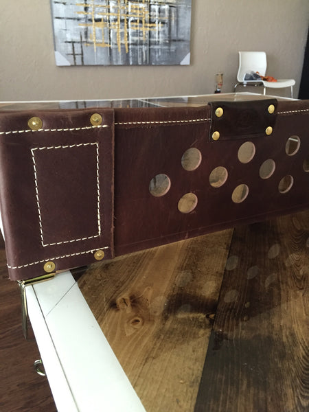 Custom Leather Ping Pong table net gusset