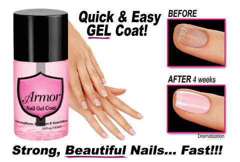 Armor Nail - Gel pour ongles abîmés | Pour des ongles plus solides