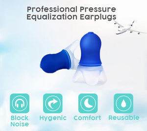 Pressure Equalization Flight Earplugs