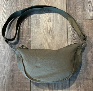 Nylon Crescent Crossbody Bag - Luna Drew Boutique 