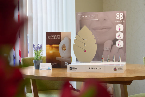 Co-op Funeralcare Branded Display Stand