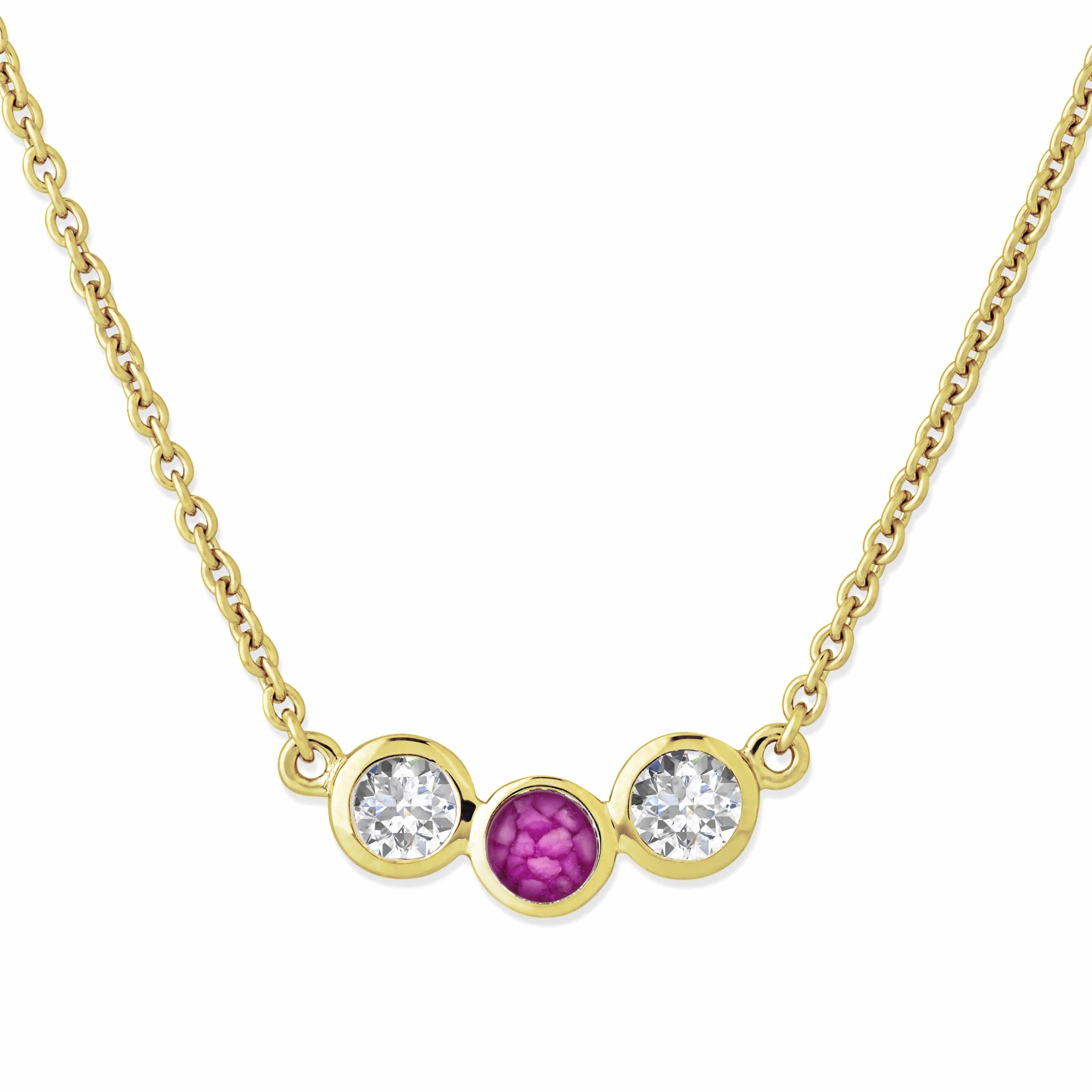 9k Yellow Gold, Violet