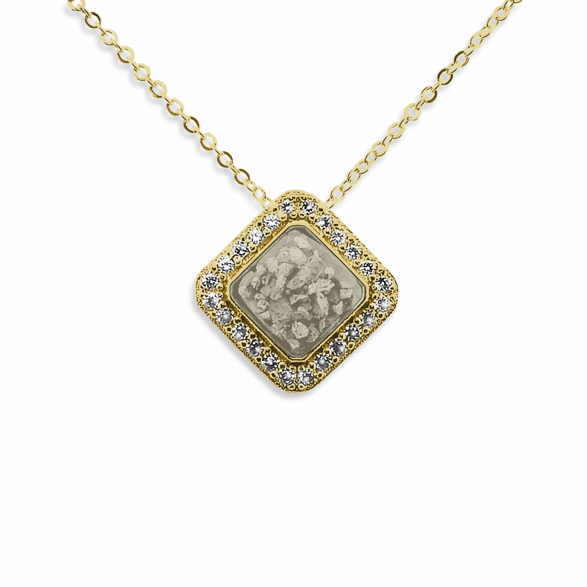 EverWith Ladies Bless Memorial Ashes Pendant with Fine Crystals