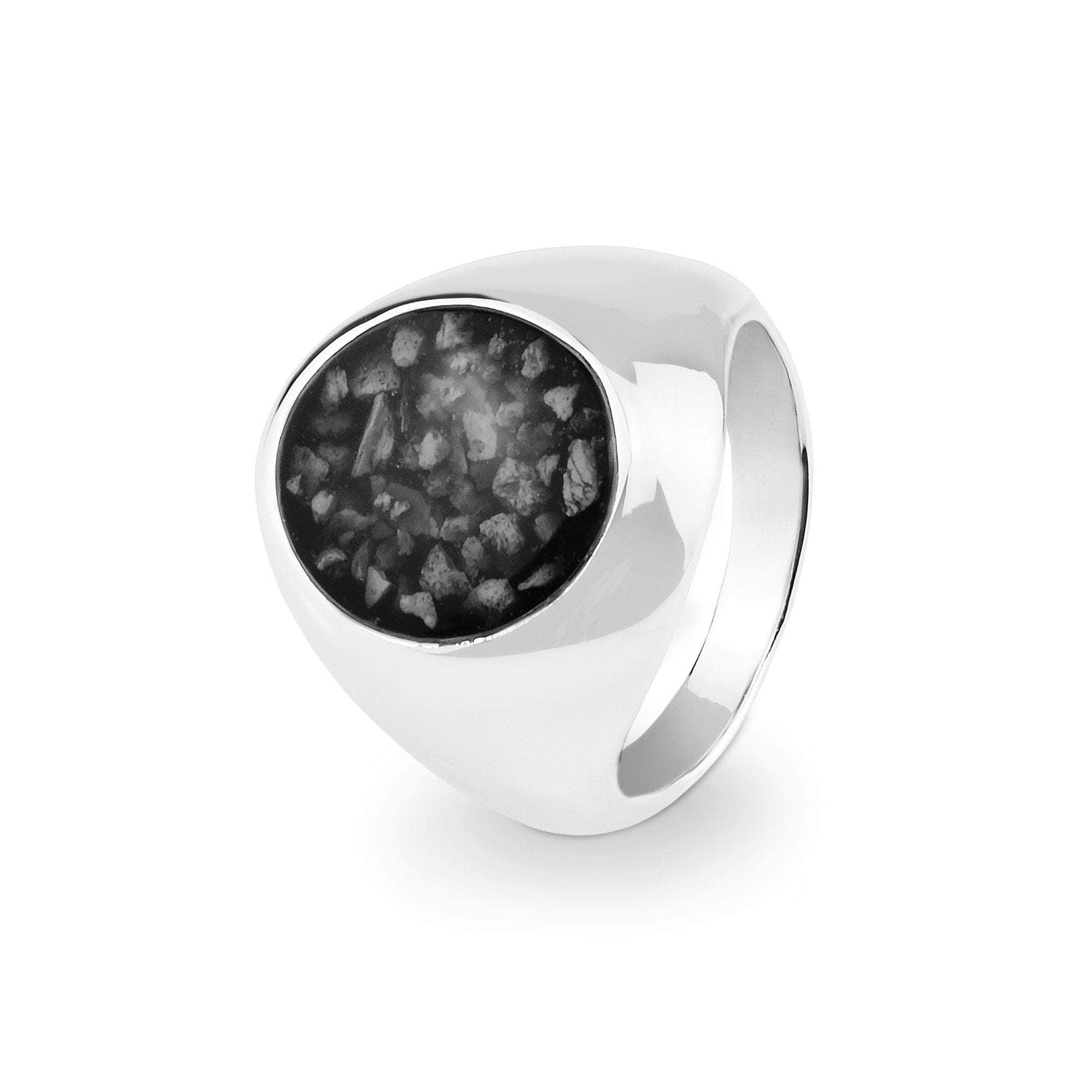 Gents Signet Memorial Ashes Ring