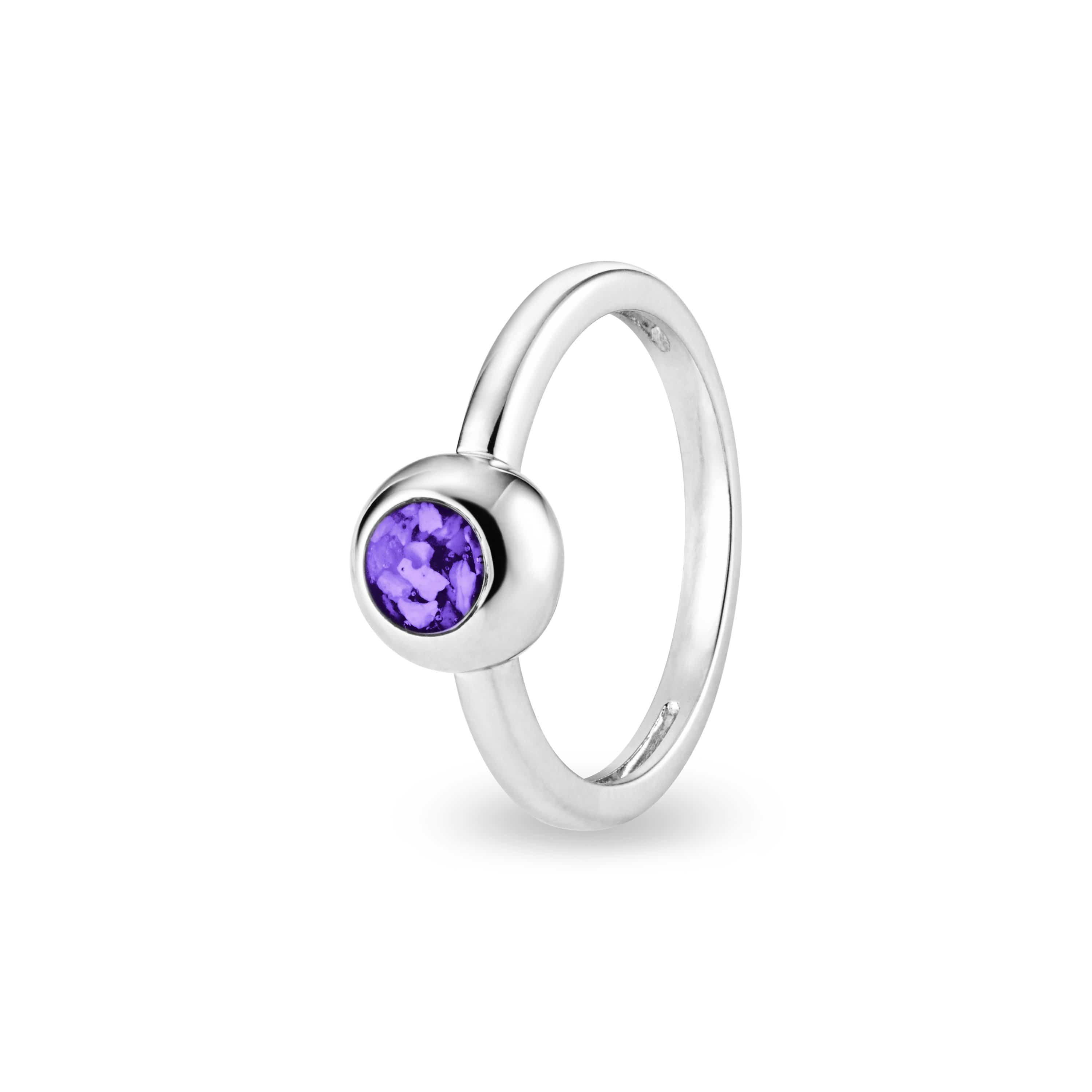 Ladies Rondure Memorial Ashes Ring