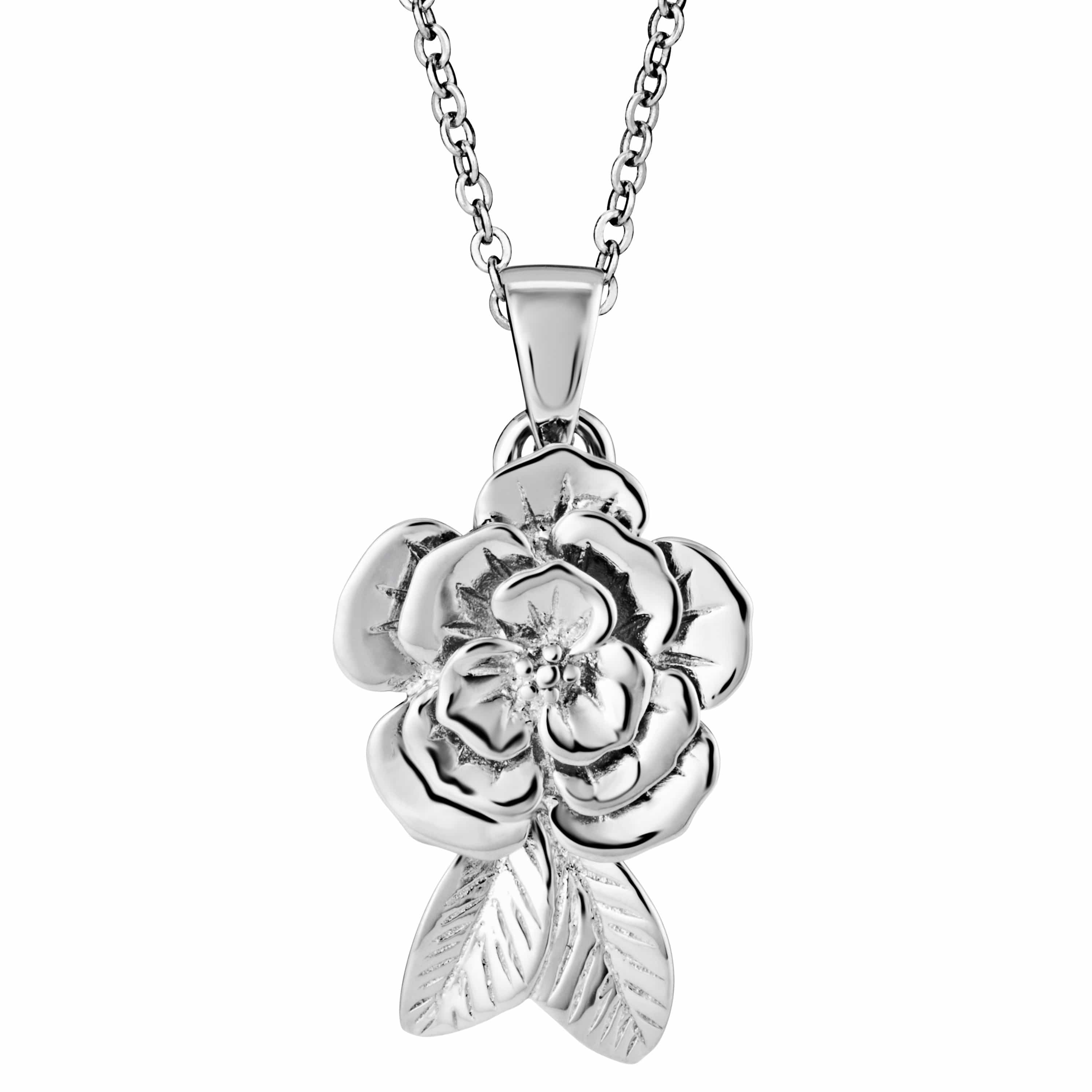 Self-fill Rose Memorial Ashes Pendant