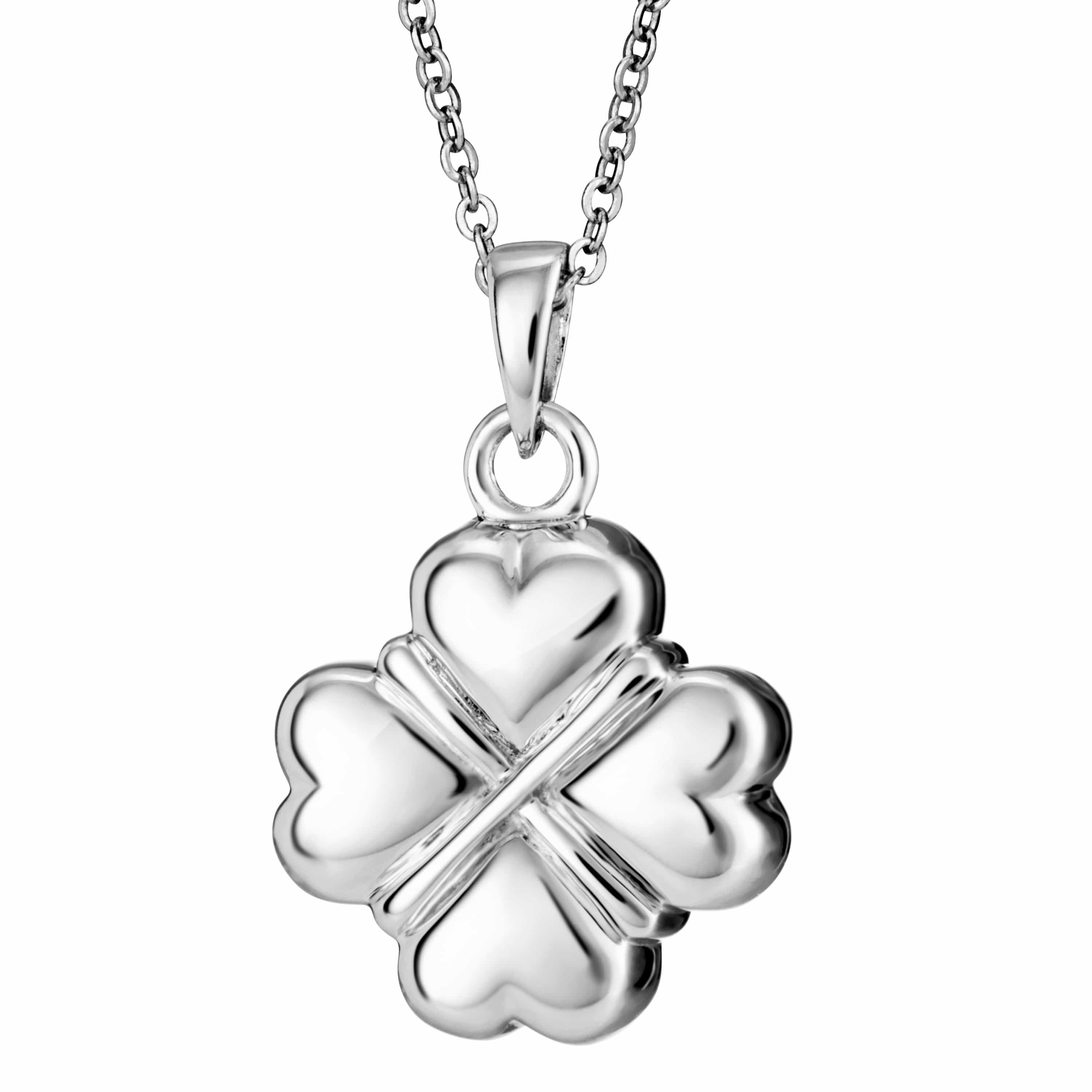 Self-fill Traditional Clover Memorial Ashes Pendant