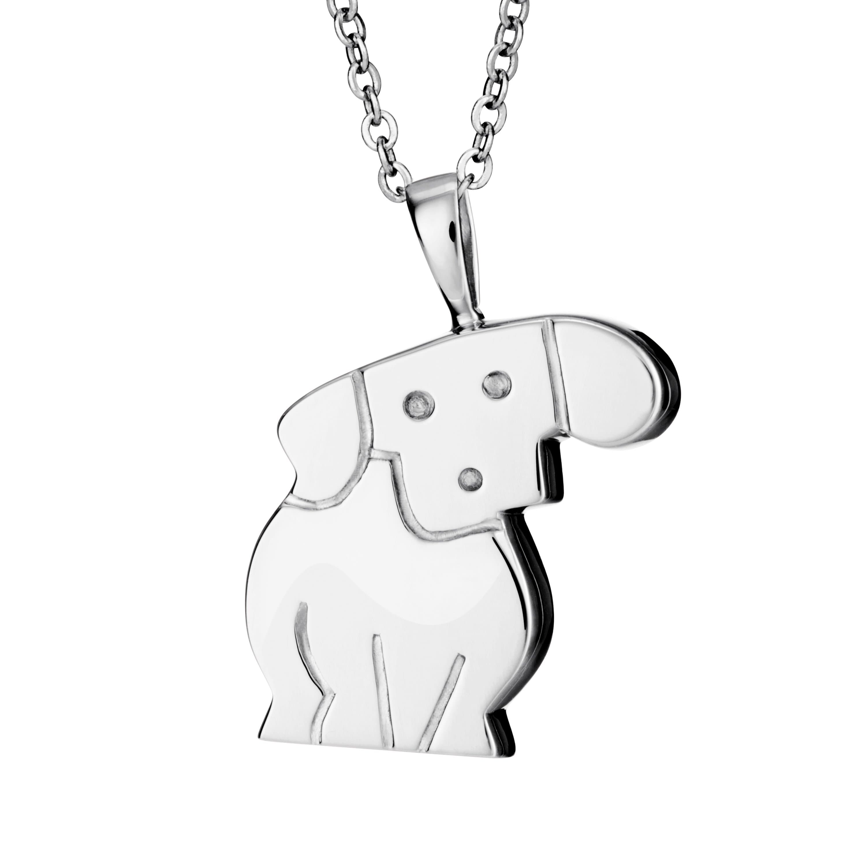 Self-fill Dog Memorial Ashes Pendant