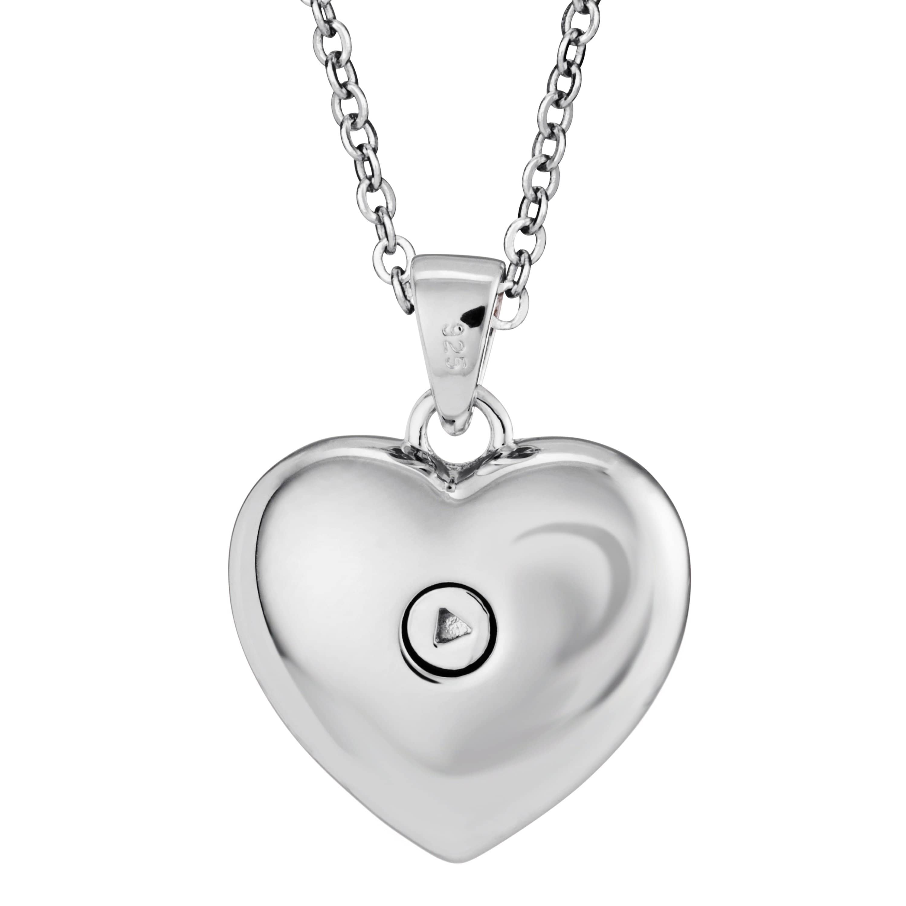 EverWith Self-fill Heart Swirl Memorial Ashes Pendant