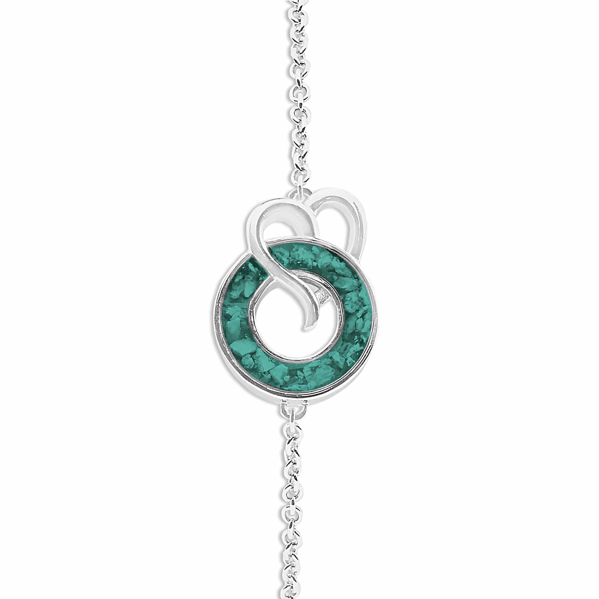 Sterling Silver, Aqua