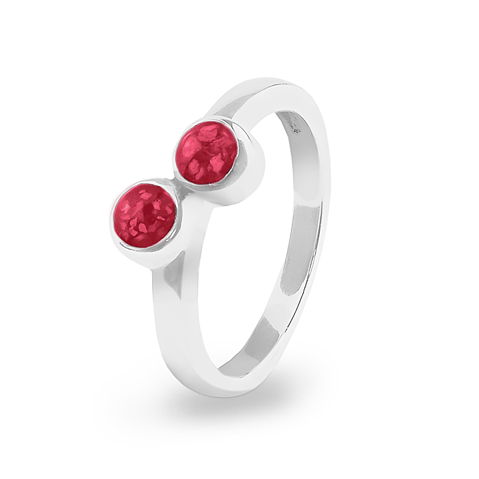 Sterling Silver, Red