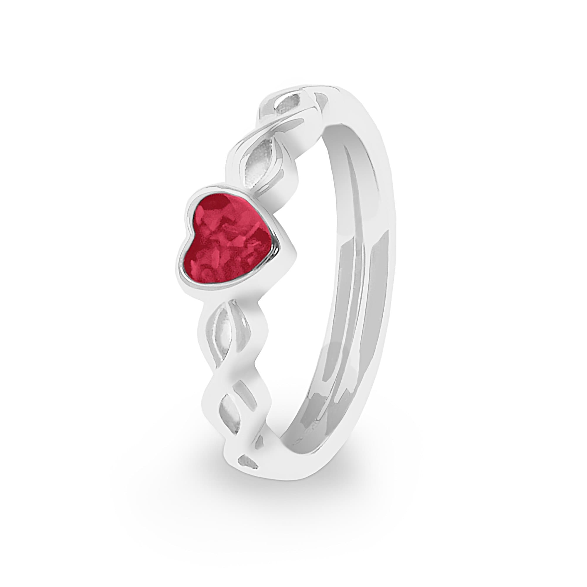 Ladies Beau Memorial Ashes Ring