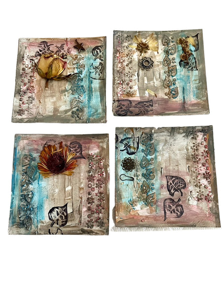 Adding Texture With Modeling Paste to create beautiful art