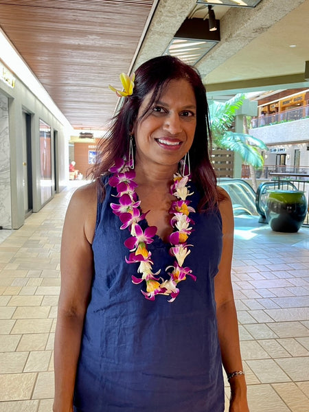 I attended a Lei Making Class at the Royal Hawaiian Center