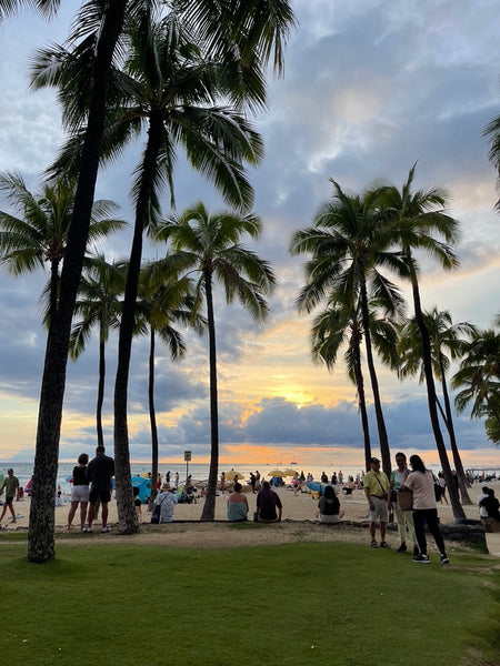 A beautiful Hawaiian sunset