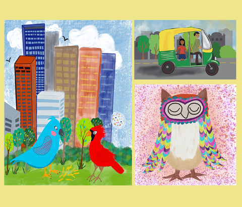 Children's Book Illustration Services by Rekha Krishnamurthi of Divine NY & Co.