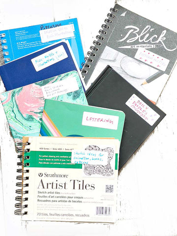 I have sketchpad collection labelled for all kinds of sketches! 