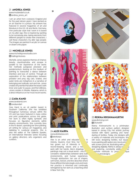 My feature in the artist directory section of New Visionary Magazine - DivineNY.com