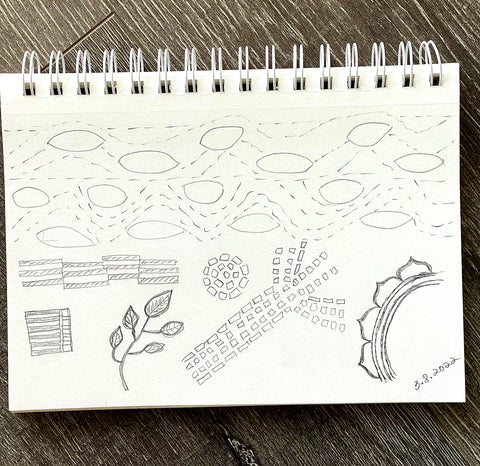 Quick sketches of patterns that I see in everyday things