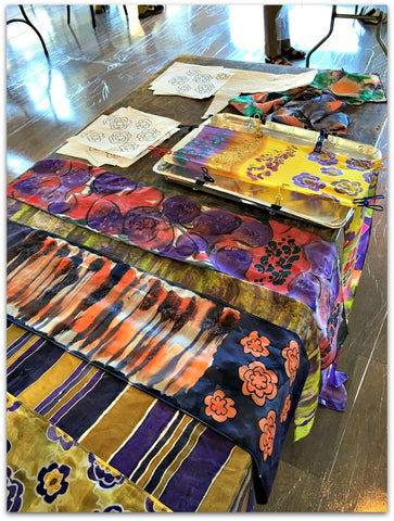 Silk Painting creations | DivineNY.com