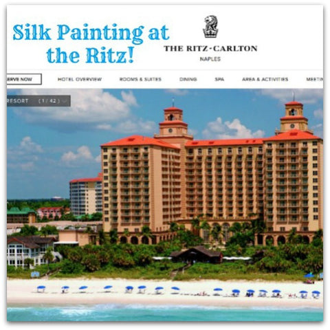Silk Painting at the Ritz-Carlton | DivineNY.com