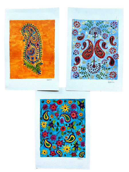 The Paisley Collection, watercolor art