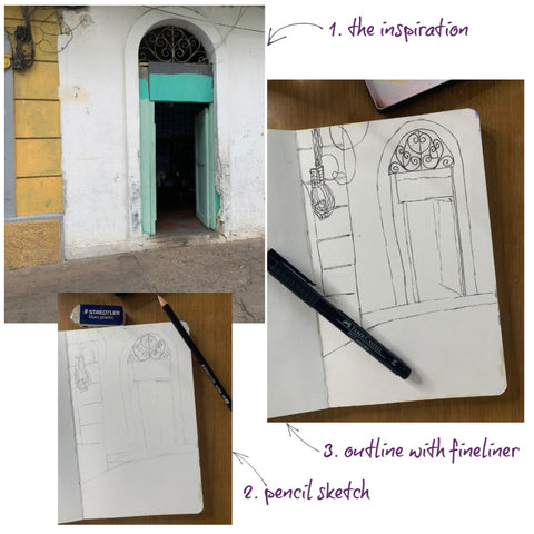 Urban Sketching - process | DivineNY.com