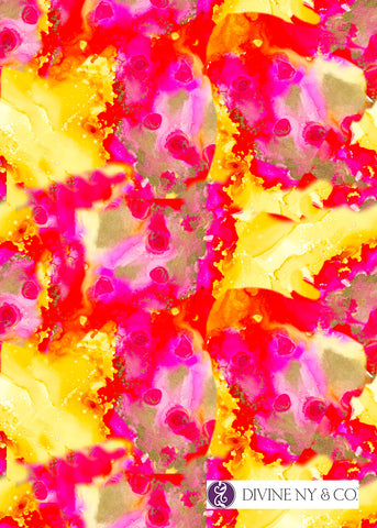 Abstract Pattern designed from Alcohol Ink Art - DivineNY.com