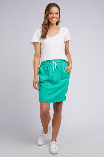 elm mustard skirt