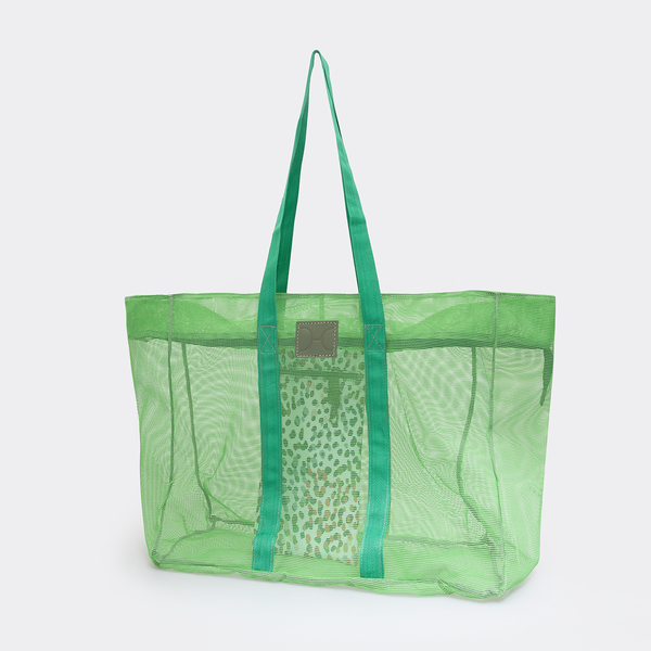 Meshie Large Beach Bag LIME