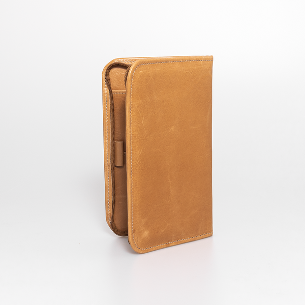 Large Travel Wallet Leather