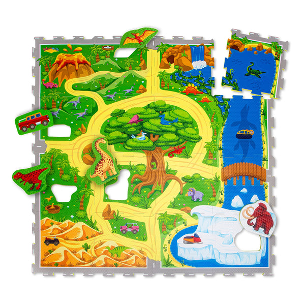 Hakuna Alfombra Puzzle XXL Jungle Sunset 180x120 cm 