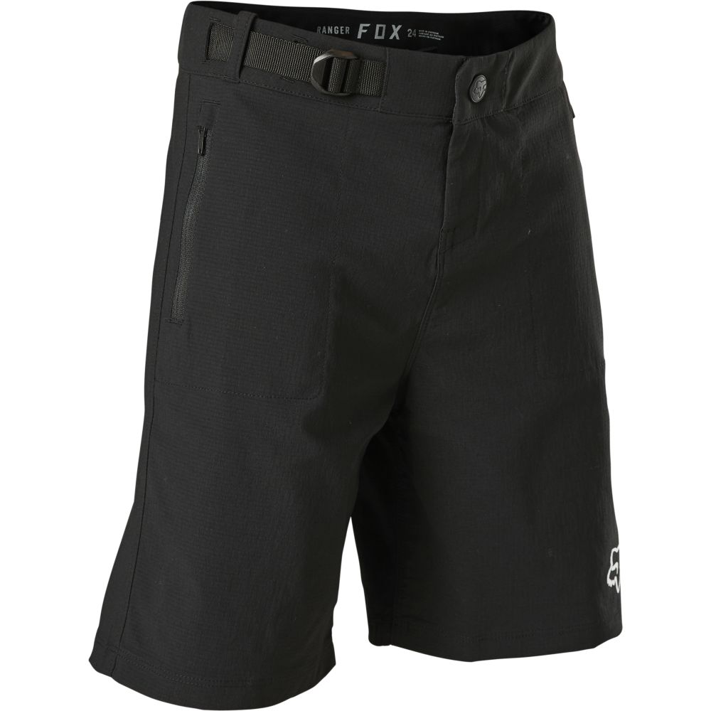 Photos - Cycling Clothing FOX Ranger Short With Liner  - Black - 28 29295-001-28(Youth)