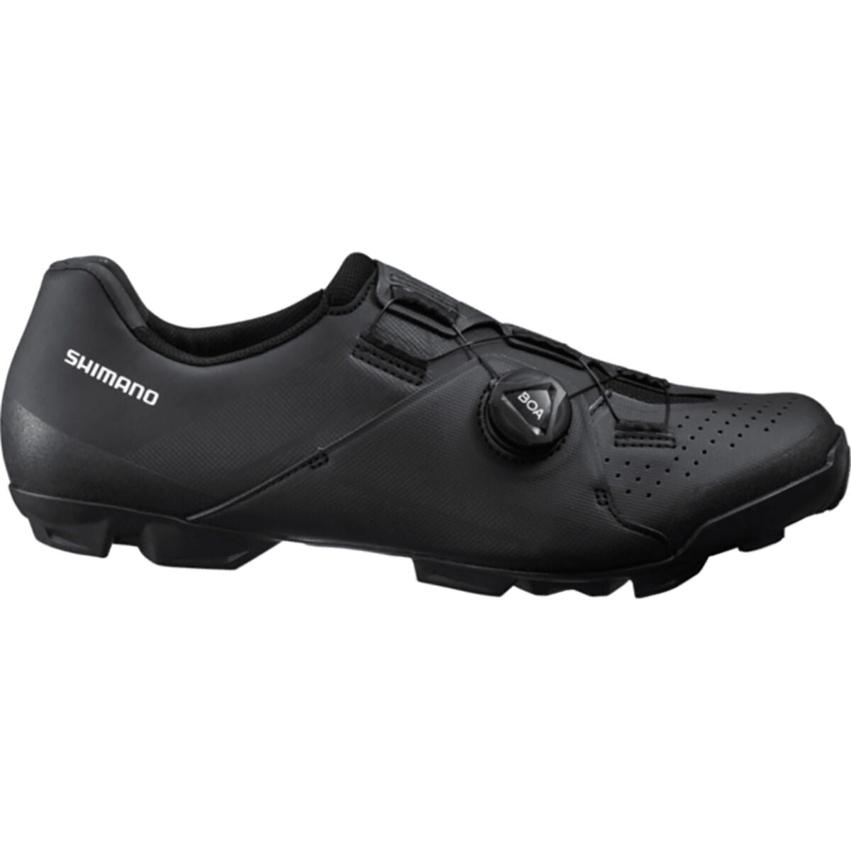 Photos - Cycling Shoes Shimano XC3 Mountain Bike Shoes - Black - 48 ESHXC300MGL01S4800G 