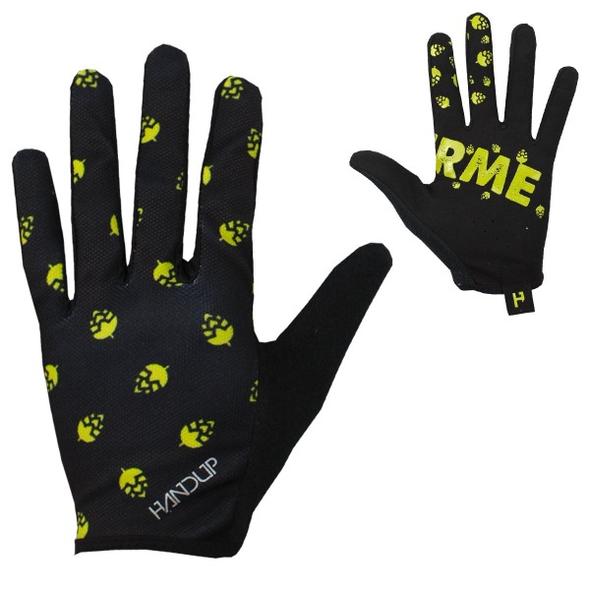 Handup Gloves Beer Me II Gloves - Black Green - X-Small