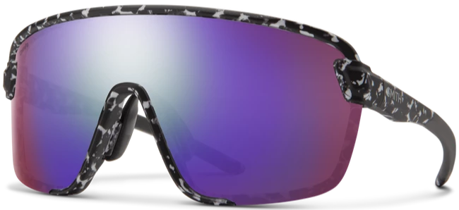 Photos - Sunglasses Smith Optics Smith Bobcat - Matte Black Marble / ChromaPop Violet Mirror 204927GBY99DI 