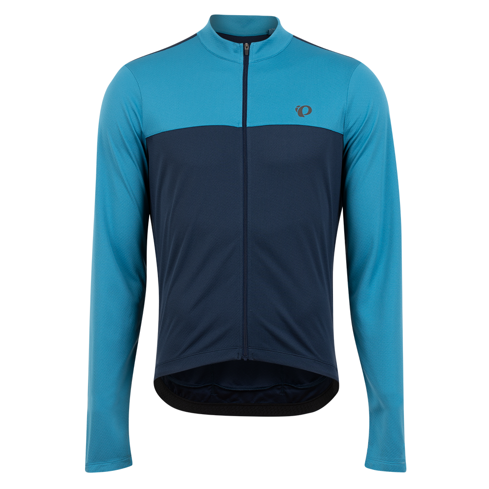 Pearl Izumi Quest Long Sleeve Jeresy - Navy/Lagoon - Small