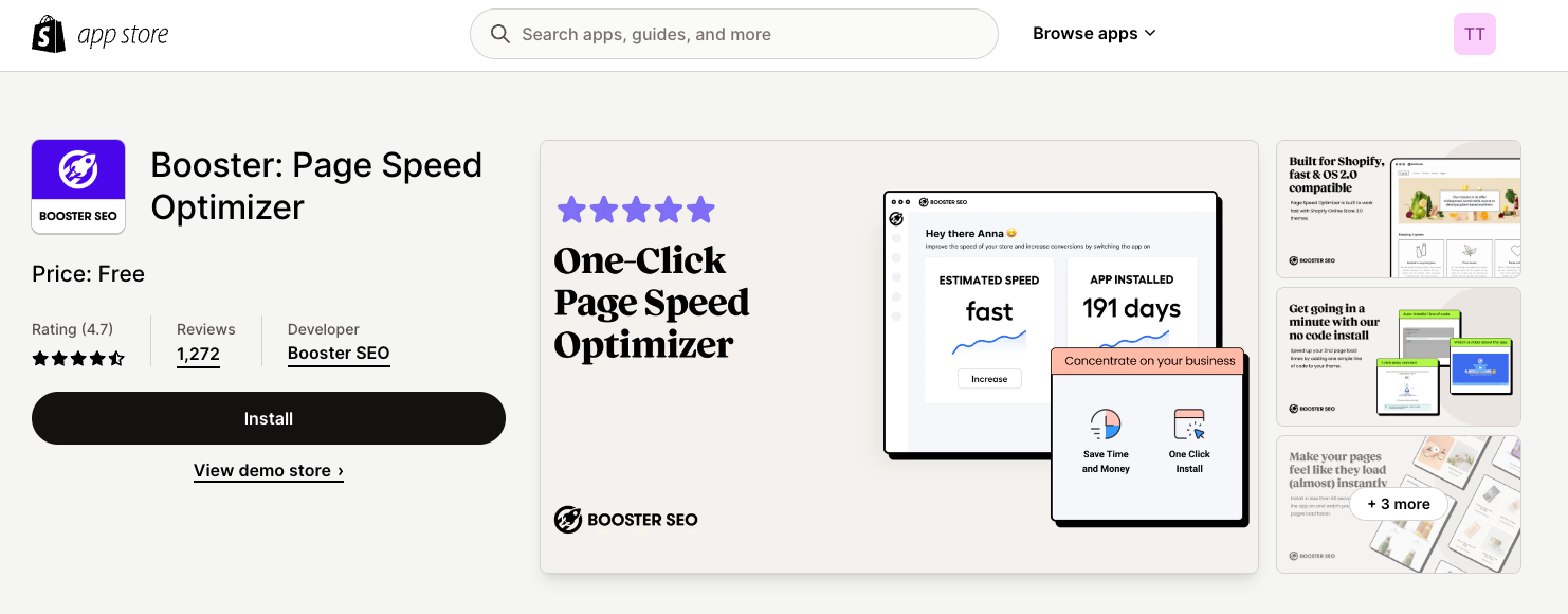 Booster: Page Speed Optimizer