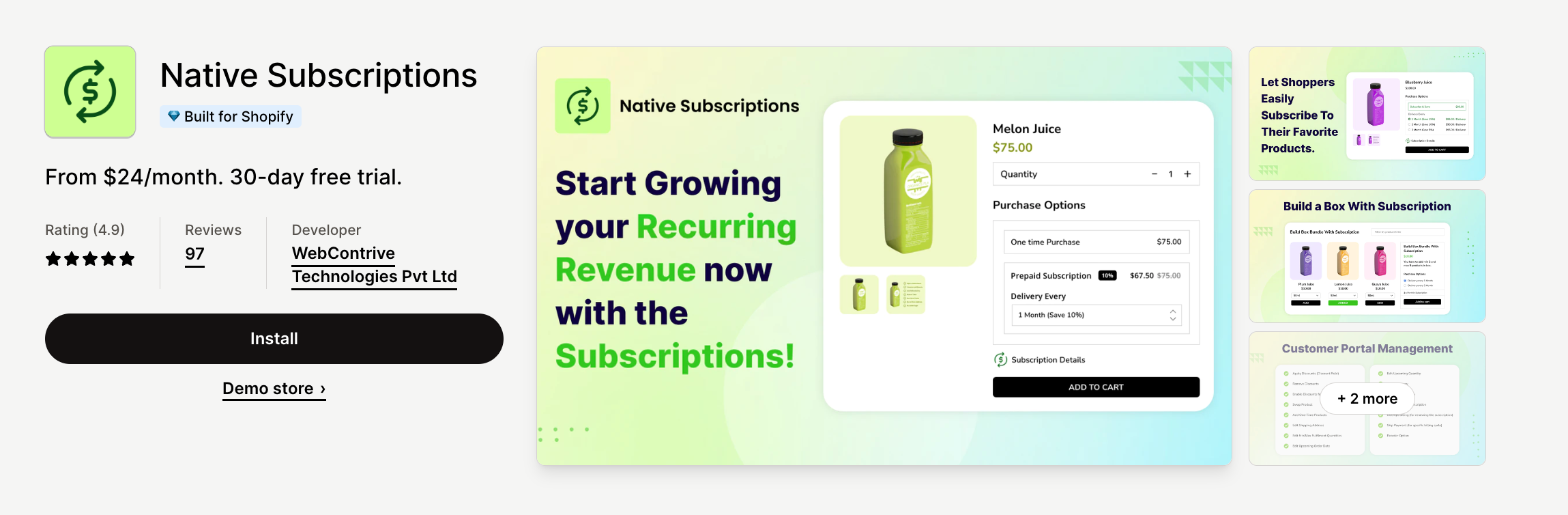 Native Subscriptions