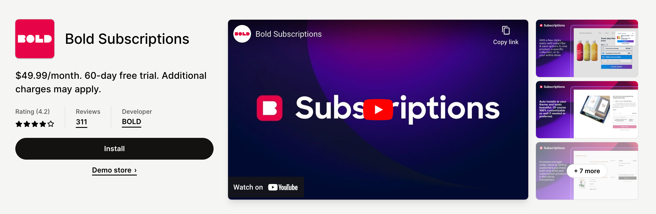 Bold Subscriptions