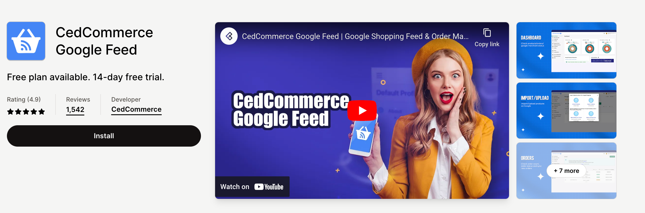 CedCommerce Google Feed